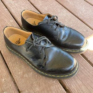 Dr. Martens Black Leather Oxfords